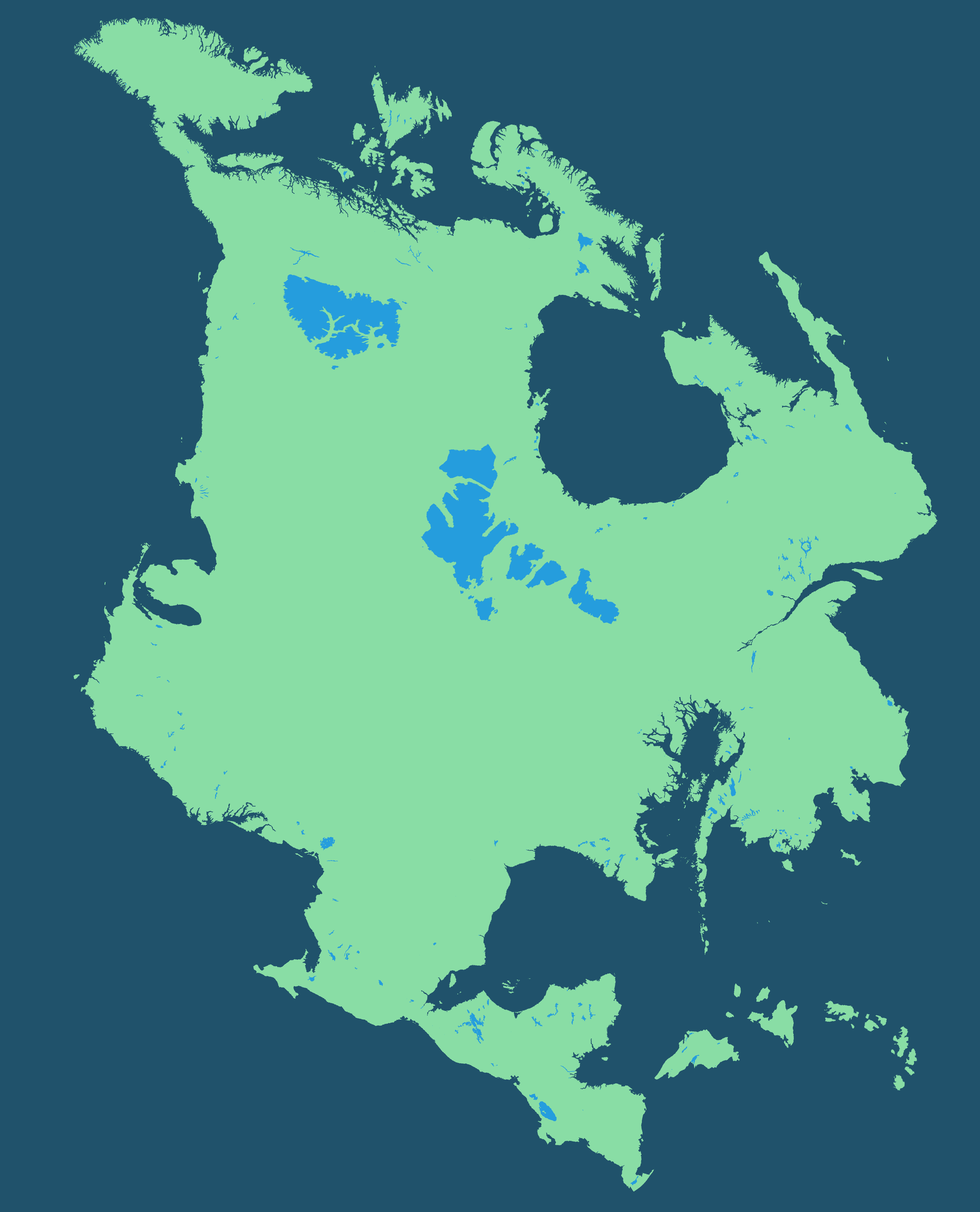 North Arcadia (Fantasy North America)